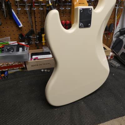 Fender '66' Jazz Bass MIJ 2013 - Olympic White w/Matching Headstock - - LOTS of Great Upgrades!! image 7