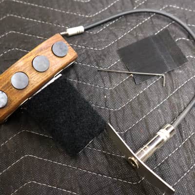 Magnetic Upright Bass Pickup - Designed by a Bassist - Reclaimed Chestnut image 2