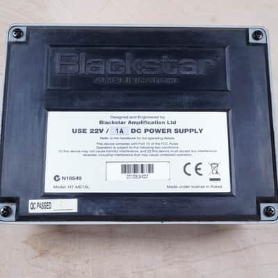 Blackstar HT-Metal 2010s - Silver w/ Box, Power Supply, Paperwork image 12