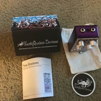 EarthQuaker Devices Time Shadows II Subharmonic Multi-delay Resonator Pedal 2023 - Maroon/White image 5