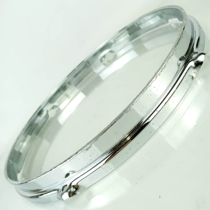 Yamaha 13" Aluminum 6Lug Power Hoop Tom Drum Batter Rim Maple Custom Mark1 Japan image 1