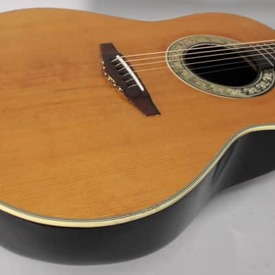 1968 Ovation Deluxe Balladeer Shiny Bowl Back Acoustic-Electric Guitar w/OHSC image 10