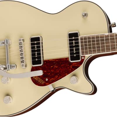 Mint Gretsch G5210T-P90 Electromatic Jet Two 90 Elec. w/ Bigsby, Vintage White Finish image 3