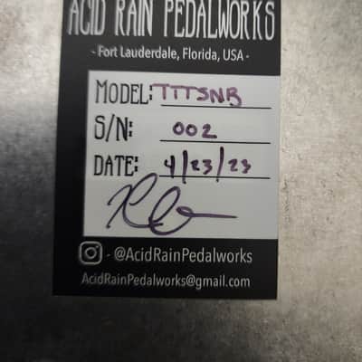 Acid Rain Pedalworks Metallica Thing That Should Not Be 1 OF 3 CUSTOM MADE! 2023 - Acid etching raw metal image 12