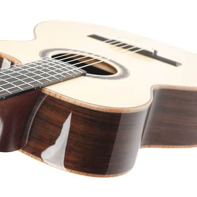 BSG OM32CF Nylon Spruce Madagascar Rosewood image 10