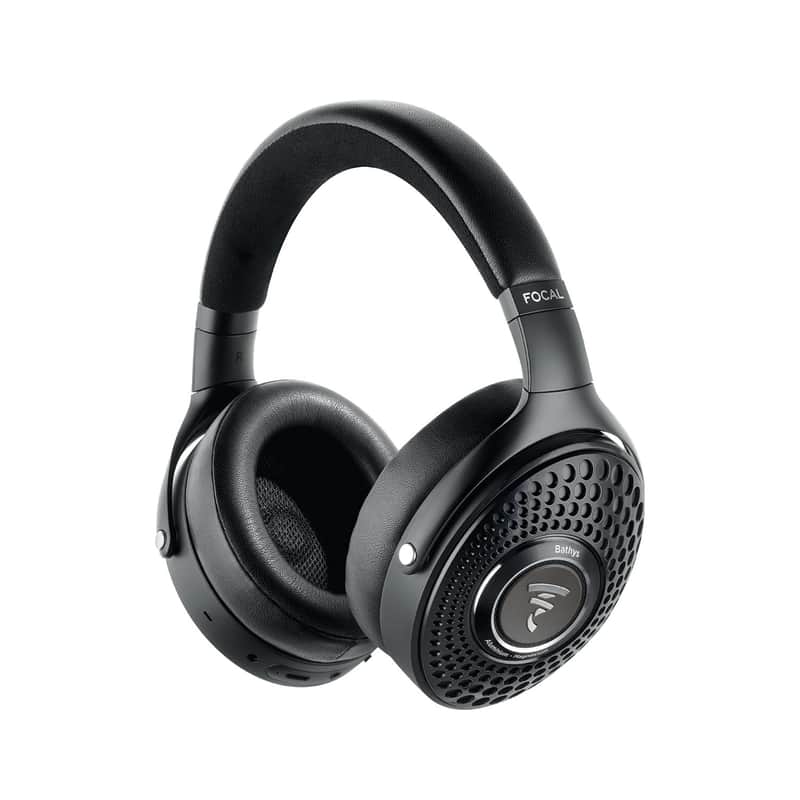 Focal Bathys Over-Ear Hi-Fi Bluetooth Wireless Headphones with Active Noise Cancellation (Deep Black) image 1