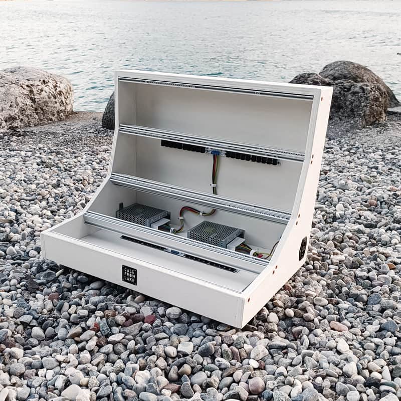 12U Eurorack Case Powered, 84 or 104 hp, modular synthesizer synth image 1