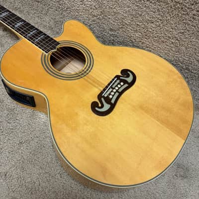 Epiphone EJ200CE Natural w/ OHSC MIK 1998 image 1