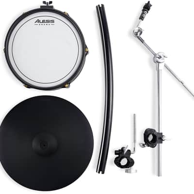 Alesis STRATACLUBPACK, Expansion pack for the STRATA Series featuring a 12" Strata Club cymbal and a 10" dual-zone pad with mounting hardware. image 2