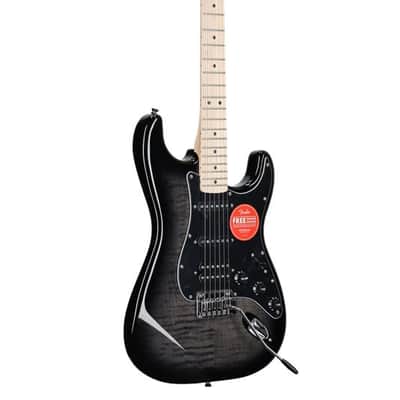 Squier Affinity Stratocaster FMT HSS Guitar Maple Neck Black Burst image 8