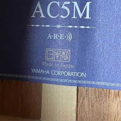 Yamaha AC5M ARE Concert Cutaway Acoustic-electric Guitar - Vintage Natural image 12