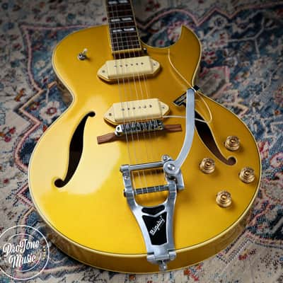 Peerless Gigmaster SC Hollow Body Metallic Gold image 13