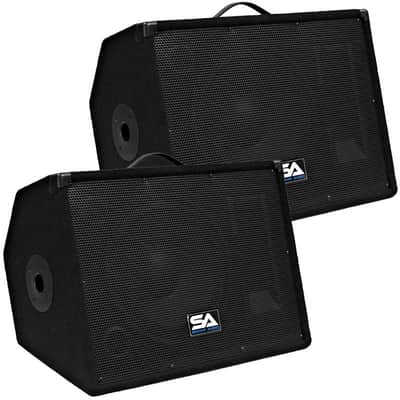 Pair 12" Floor/Studio/Stage Monitors~New PA/DJ Speakers image 1