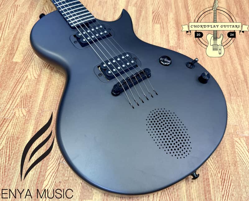 🔥B-STOCK🔥 Enya Nova Go Sonic Black Smart Carbon Fibre Electric Guitar + Bag!