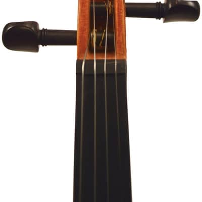 Adagio EM-150-1/4 Solid Spruce Top Deluxe Student 1/4 Size Violin Outfit w/Oblong Case & Bow image 2