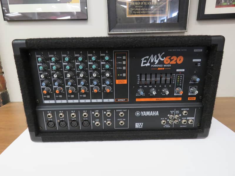Yamaha EMX 620 Powered Mixer Mid-90s - Black - Preowned image 1