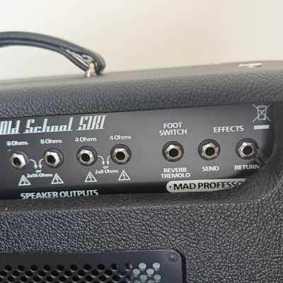 Mad Professor Old School 51 RT-Head 51W Tube Guitar Amp Head - Black and Beige + Original Reverb and Tremolo Foot Switch image 7