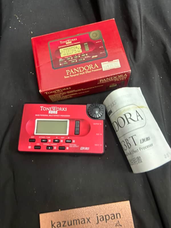 KORG ToneWorks PANDORA PX3BT Bass Multi Effect Processor Box Manual Tested image 1