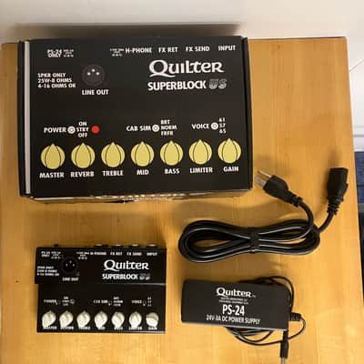 Quilter SuperBlock US 25-Watt Pedalboard Guitar Amp 2021 - Black image 2