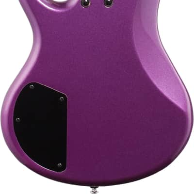 Ibanez GSRM20 Mikro Short-Scale 4-String Bass Guitar, Purpleheart Fingerboard, Metallic Purple image 3