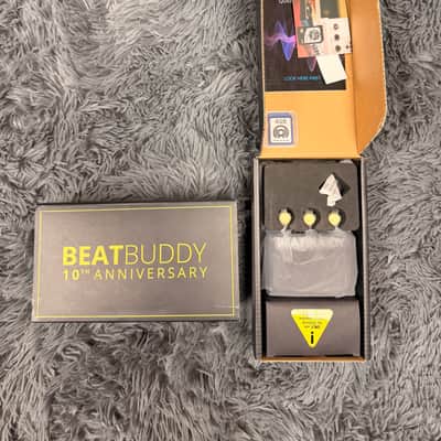 Singular Sound BeatBuddy Machine Pedal 10th Anniversary Edition 2025 - Black image 2