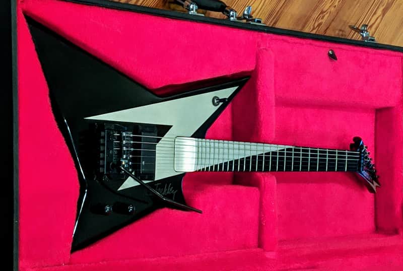 Washburn 1987 AF-40V Ace Frehley Signature Guitar OHSC + Gibson Lightning Bolt Strap RARE! image 1