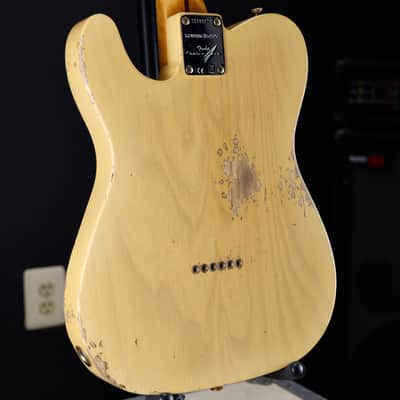 Fender Custom Shop 1954 Telecaster Super Heavy Relic Nocaster Blonde image 7