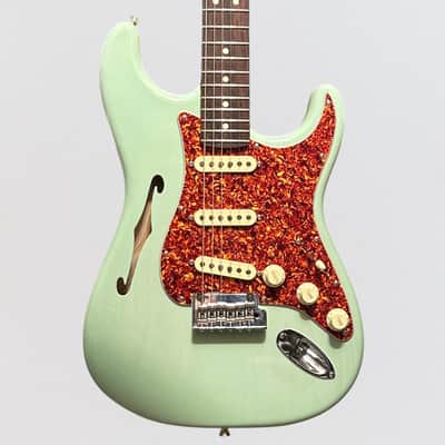 Fender American Professional II Stratocaster Thinline Limited-Edition Electric Guitar 2024 - Transparent Surf Green image 1