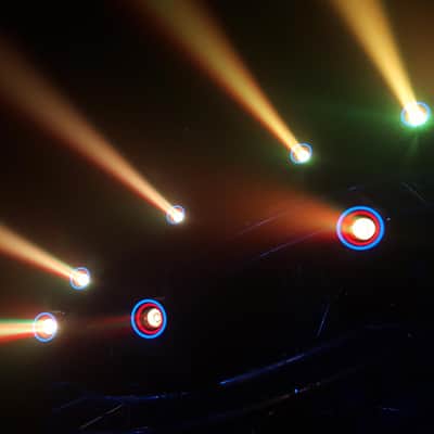 Blizzard Lighting Hypno Beam LED DMX DJ Stage Moving Head Lights 4 Pack w Bags image 16