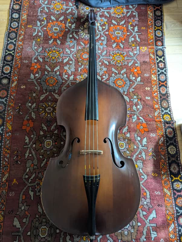 60's Slovenian Double Bass image 1