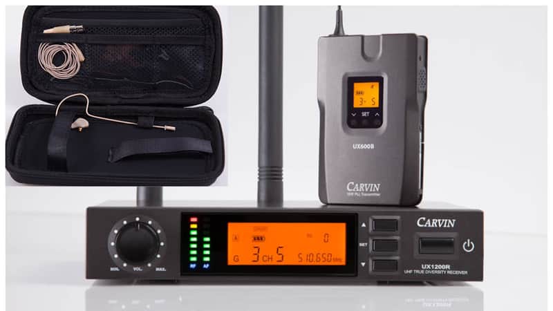 UX1200BP1T Wireless Headset Microphone System-Tan image 1