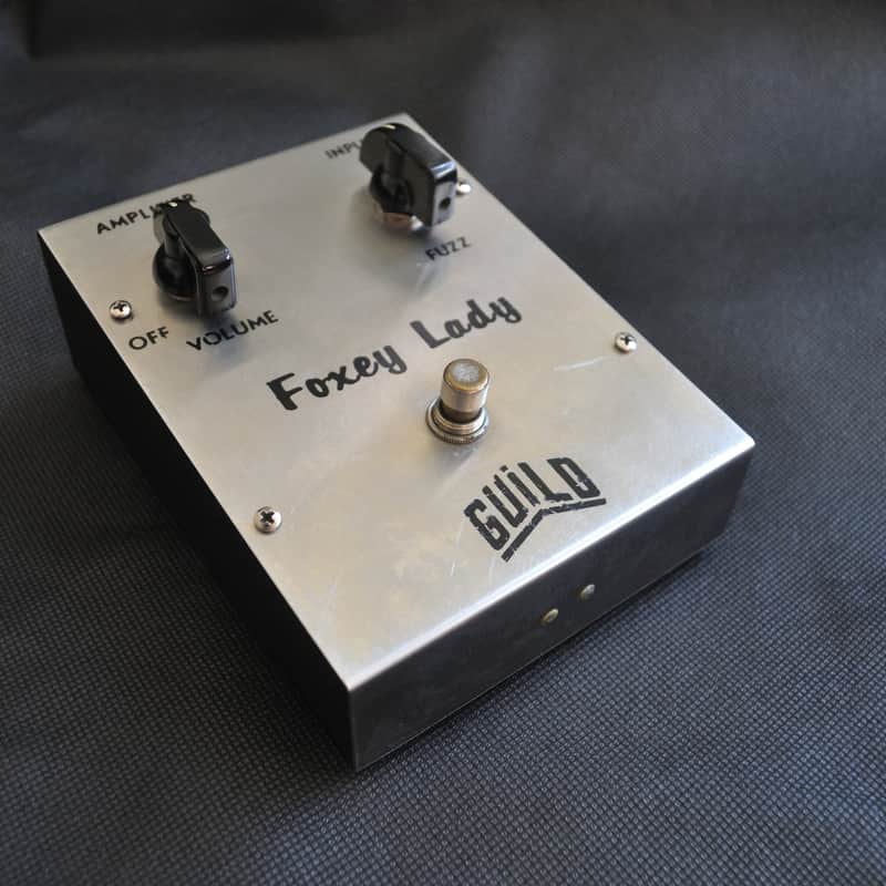 1960s Guild Foxey Lady 2-Knob Fuzz Silver