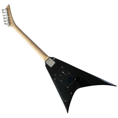 DIY Flying V Style Guitar, Solid Basswood Body, Maple Neck image 10
