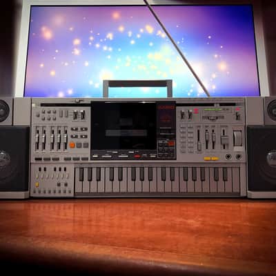 CASIO KX-101 🌈RaRe🌈 Vintage Stereo Cassette Boombox / Organ Synthes Combo image 2