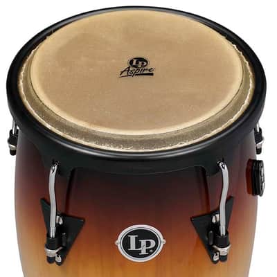 Latin Percussion LP Aspire 11 - 12" Conga Set - Oak Vintage Sunburst w/ Stand (LPA647-VSB) image 3