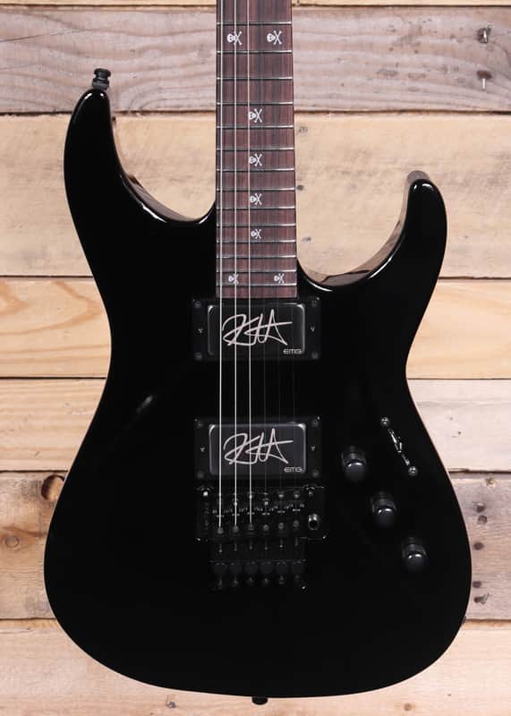 ESP Kirk Hammett Signature KH-2 Neck-Thru Electric Guitar Black w/  Case image 1
