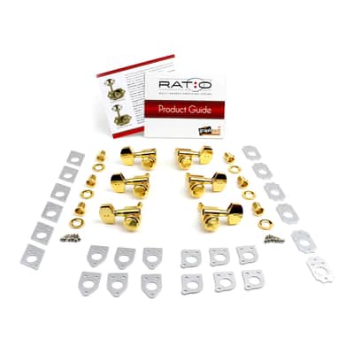 Graph Tech Ratio Electric Locking Contemporary 3+3 - Gold image 3