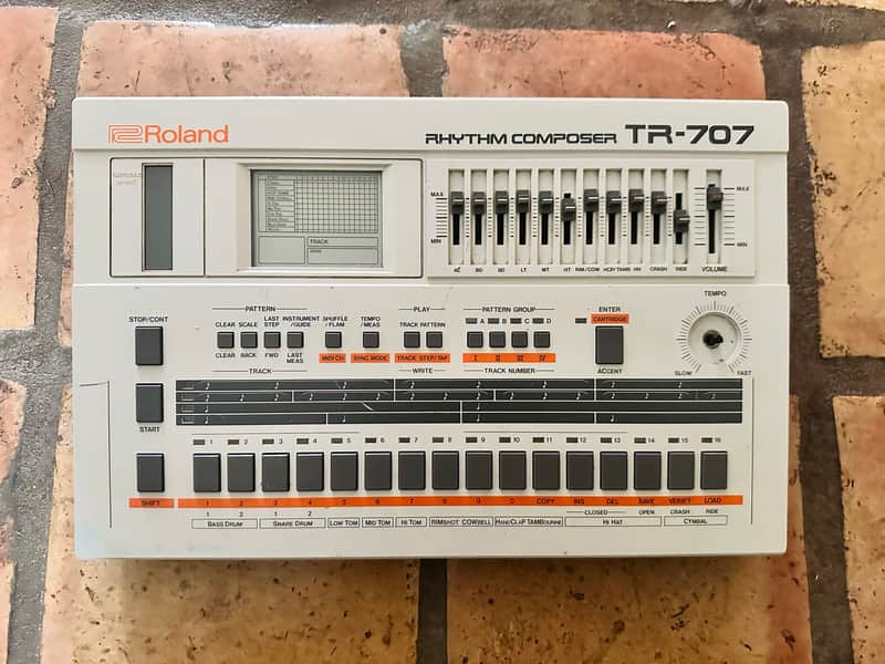 Roland TR-707 Rhythm Composer 1985 - White image 1