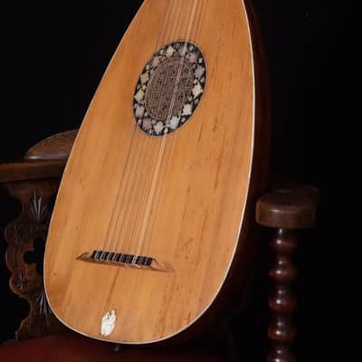 Original 17th Century Renaissance Bass Lute - Professional performance condition image 24