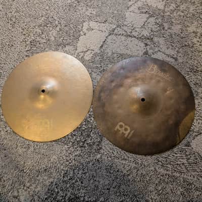 Meinl 14" Byzance Vintage Sand Hi-Hat (Pair) 2010 - Present - Sandblasted image 1
