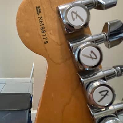 1996 Fender American Standard Stratocaster with Maple Fretboard 3-Color Sunburst image 6