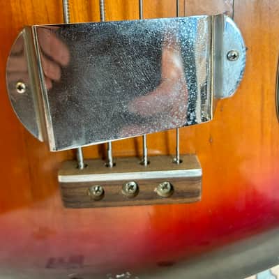 Vintage Mosrite Combo Bass 1960s Hollowbody image 10