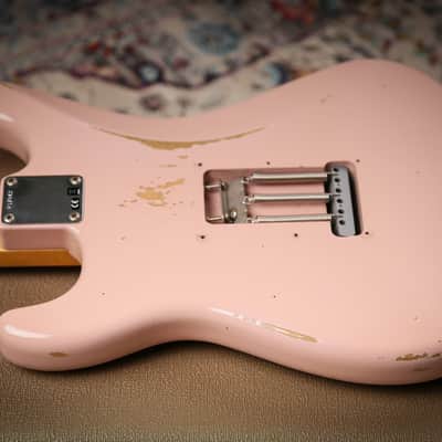 Fender USA Custom Shop 63' Relic Stratocaster Shell Pink image 17