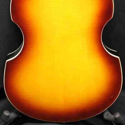 2024 Epiphone Viola Bass 4 String Electric Hollowbody Bass Guitar Vintage Sunburst 7lbs 2oz image 4