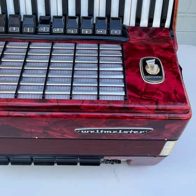 Rare Weltmeister Stella Accordion 11 Treble, 5 Bass image 6