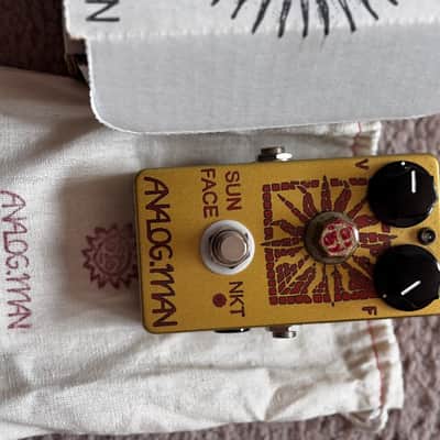 Analogman Sun Face Red Dot NKT Germanium Fuzz with Sun Dial 2017