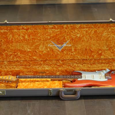 2019 Fender Custom Shop '60 Reissue Stratocaster Electric Guitar Journeyman Relic Candy Apple Red + COA OHSC image 24