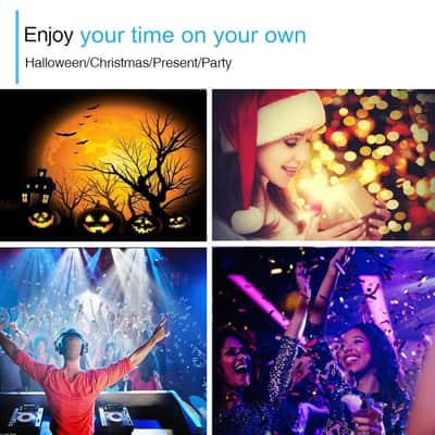 Halloween Strobe Light With Remote, Sound Activated Mini Led Strobe Lights, Super Bright 48 Rgb Led, Remote Control Flash Stage Lighting, Best For Dj Home Party Show Club Disco Dance (2-Pack) image 6