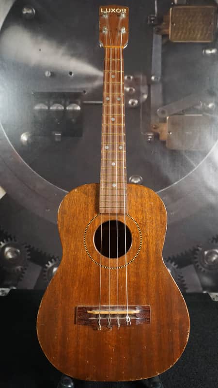 Vintage Luxor Baritone Ukulele – All Solid Mahogany - USA 1960s image 1