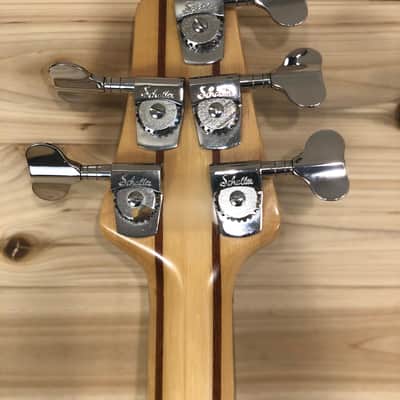 Wal Mk2  5 String Bass Guitar 1990 Schedua w Original Wal Hard Case image 8